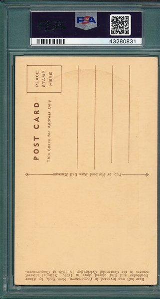 1939-43 Hall of Fame PC, Mathewson, Sepia Postcard, PSA 3, 