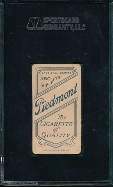 1909-1911 T206 Grimshaw Piedmont Cigarettes SGC 30