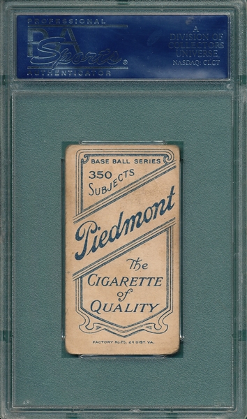 1909-1911 T206 Poland Piedmont Cigarettes PSA 2