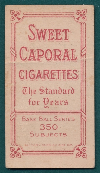 1909-1911 T206 Lajoie, Portrait, Sweet Caporal Cigarettes