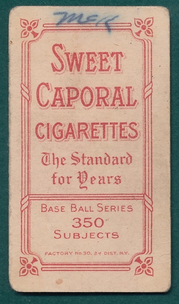 1909-1911 T206 Doyle, Joe, Sweet Caporal Cigarettes 
