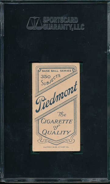 1909-1911 T206 Stephens Piedmont Cigarettes SGC 60