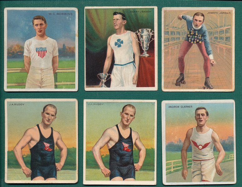 1910 T218 Champion Athlete & Prize Fighters, Lot of (28)