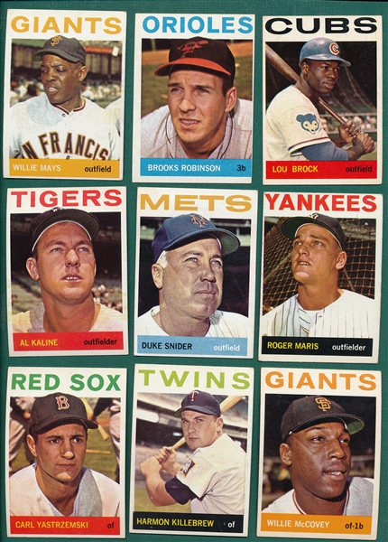 1964 Topps Lot of (183) W/ Mays