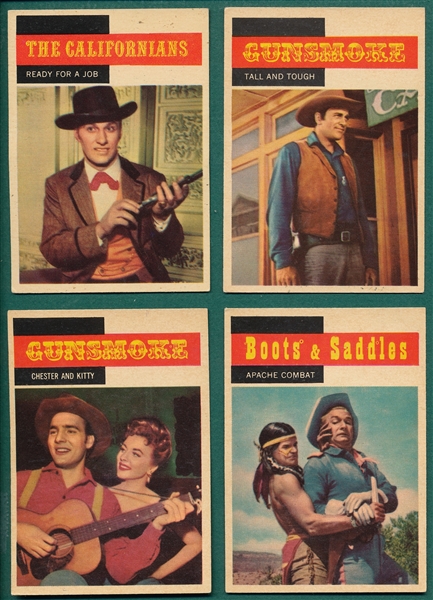 1958 Topps TV Westerns Near Set (66/71)