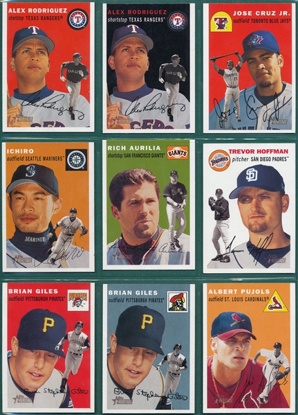 2003 Topps Heritage Baseball Complete Set w/Variations (450)