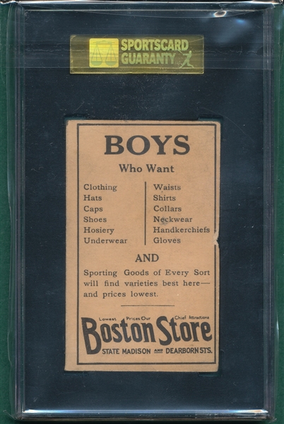1916 H801-8 #146 Reb Russell Boston Store SGC 40