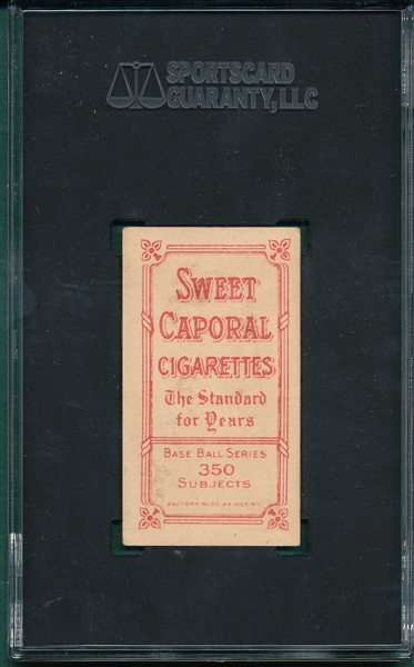 1909-1911 T206 McIntyre, Matty, Sweet Caporal Cigarettes SGC 2 *Presents Better*