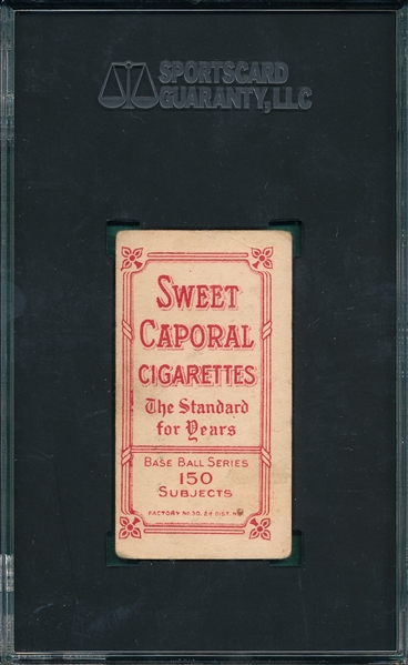 1909-1911 T206 Lindaman Piedmont Cigarettes SGC 1.5 