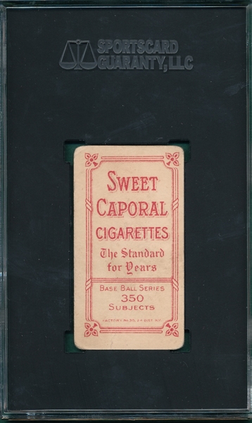 1909-1911 T206 Hannifan Piedmont Cigarettes SGC 1.5 