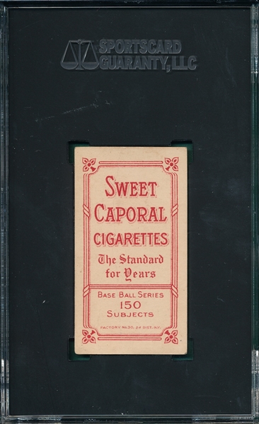 1909-1911 T206 Flick Sweet Caporal Cigarettes SGC 1.5