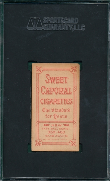 1909-1911 T206 Duffy Sweet Caporal Cigarettes SGC 2