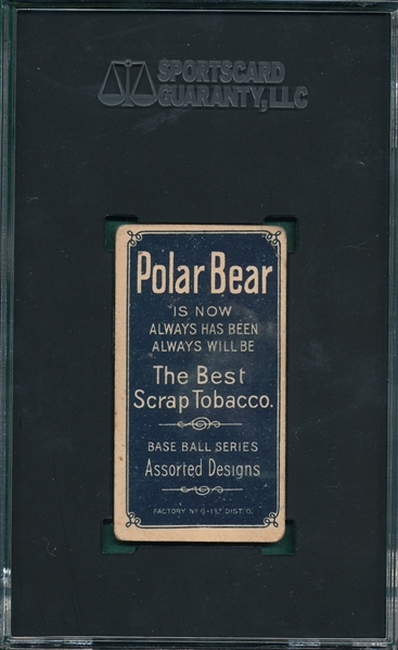 1909-1911 T206 Baker Polar Bear SGC 2