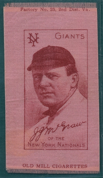 1911 S74 Silks Colored John McGraw