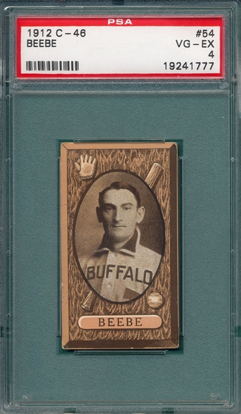 1912 C46 #54 Beebe Imperial Tobacco PSA 4