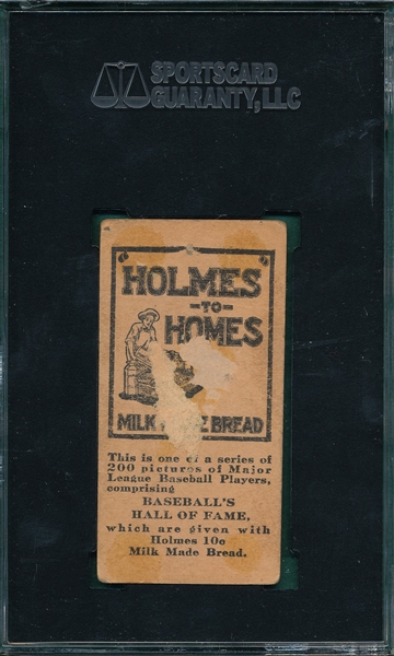 1916 Holmes To Holmes #75 Bob Harmon SGC 10 *Pop One*