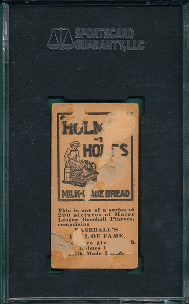 1916 Holmes To Holmes #134 Steve O'Neil SGC 10 *Pop Two*