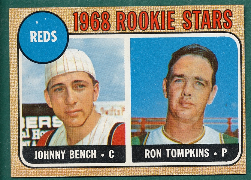 1968 Topps #247 Johnny Bench, Rookie