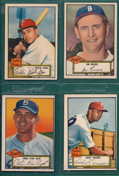 1952 Topps Lot of (9) Series 1, W/ #25 Groth