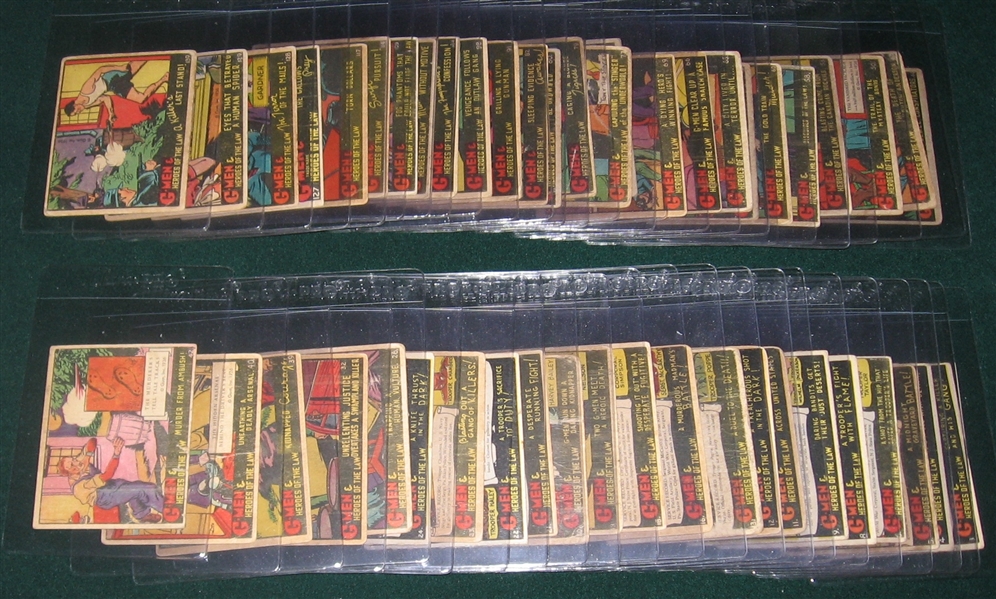 1936 R60 G-Men & Heroes of the Law Lot of (50)