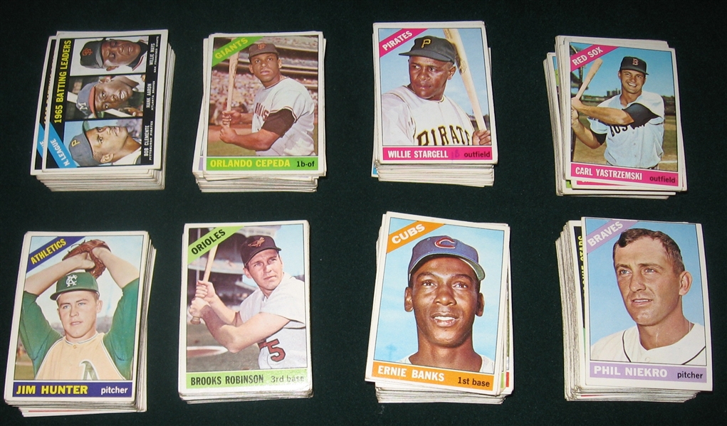 1966 Topps Lot of (435) W/ Jenkins, Rookie