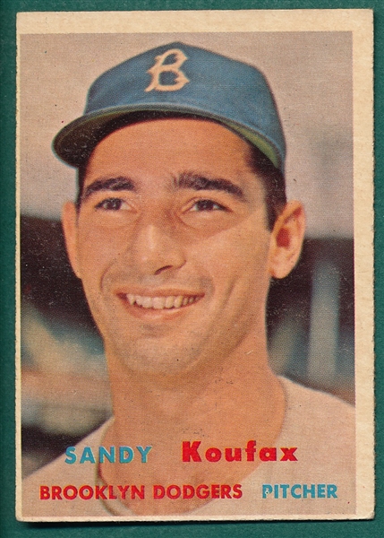 1957 Topps #302 Sandy Koufax
