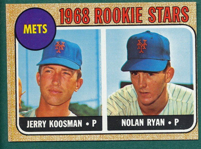 1968 Topps #177 Nolan Ryan, Rookie