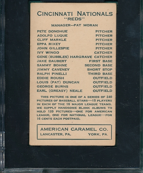 1922 E120 Markle American Caramel Co. SGC 60 