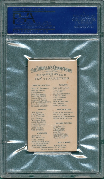 1887 N28 McAuliffe Allen & Ginter Cigarettes PSA 5