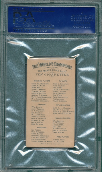 1887 N28 Schaefer Allen & Ginter Cigarettes PSA 5