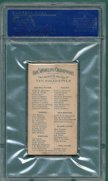 1887 N28 Hosmer Allen & Ginter Cigarettes PSA 4 