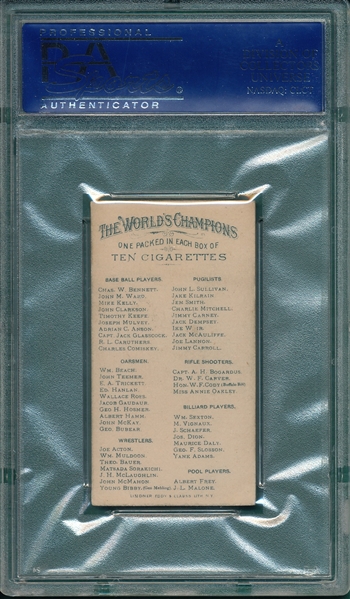 1887 N28 McKay Allen & Ginter Cigarettes PSA 6 