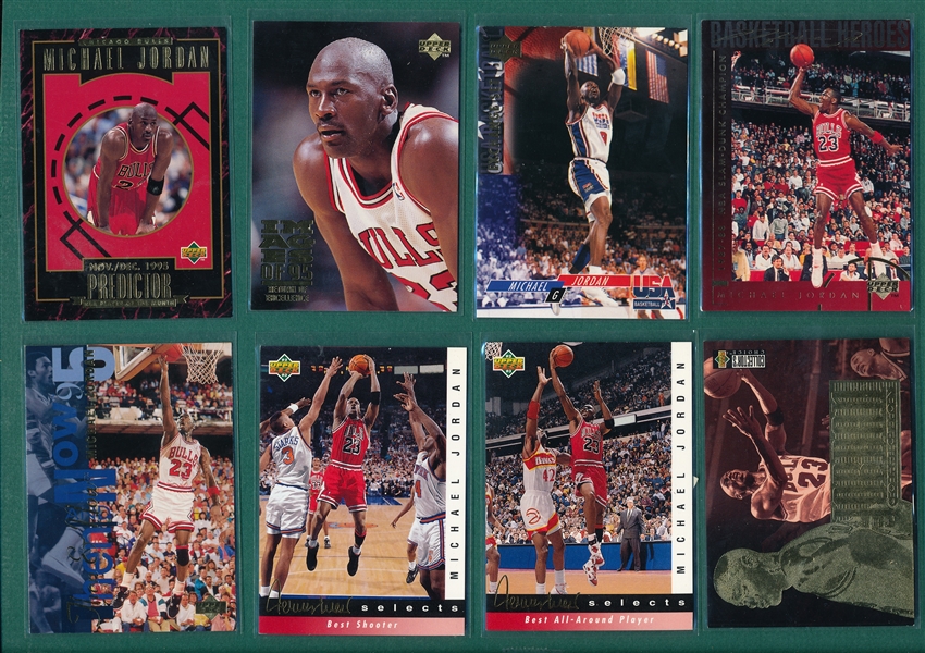 1992-96 Michael Jordan, Lot of (8) 