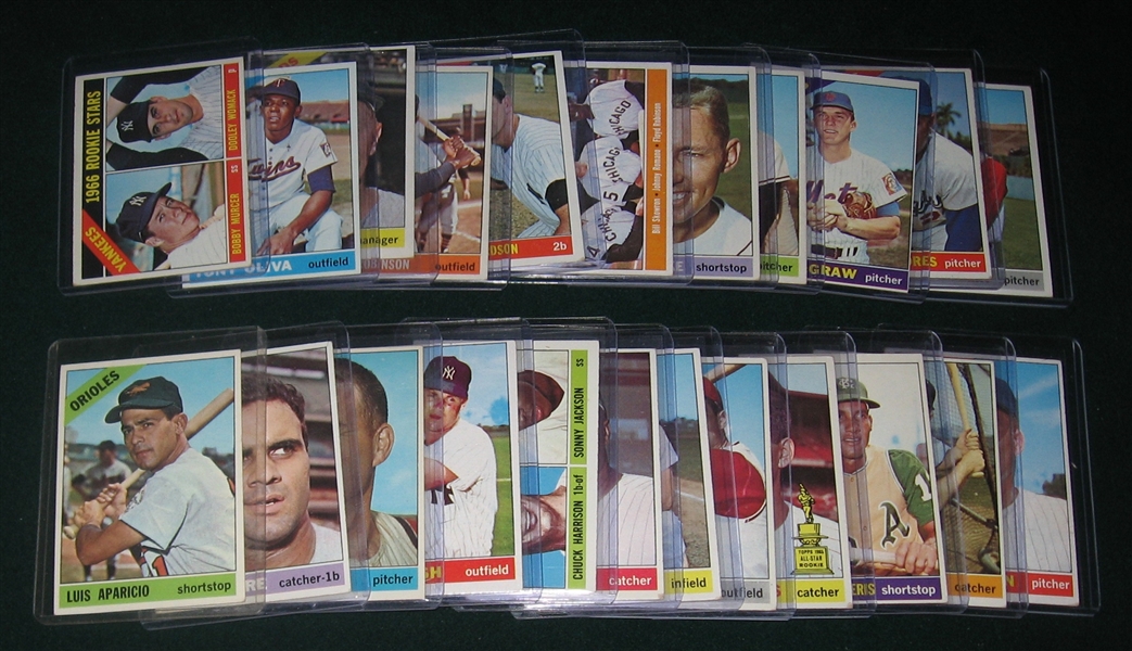 1966 Topps Lot of (27) W/ Ford