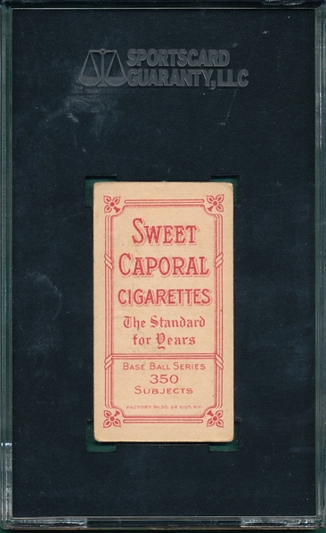 1909-1911 T206 Clarke, Portrait, Sweet Caporal Cigarettes SGC 40