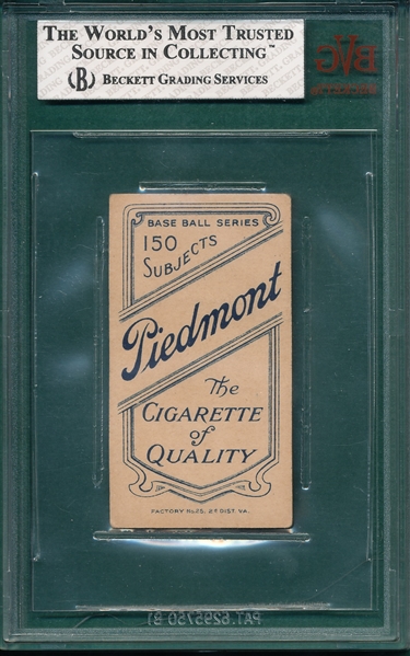 1909-1911 T206 Lumley Piedmont Cigarettes BVG 2