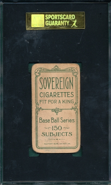 1909-1911 T206 Powell Sovereign Cigarettes SGC 20 *Horizontal*