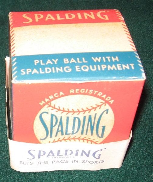 Spalding Little League Baseball In Box With Band