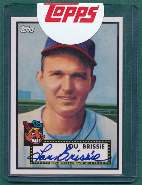 2011 Topps Lineage #270 Lou Brissie, Signed