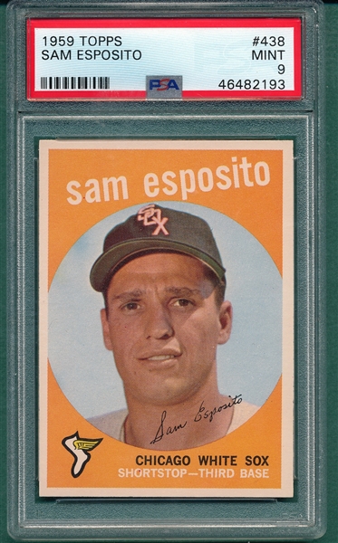 1959 Topps #438 Sam Esposito PSA 9 *MINT*