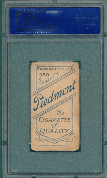 1909-1911 T206 Smith, Sid, Piedmont Cigarettes PSA 2 *Southern League*