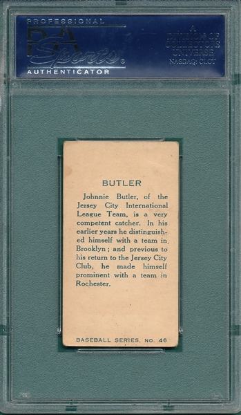 1912 C-46 #46 Butler Imperial Tobacco PSA 3