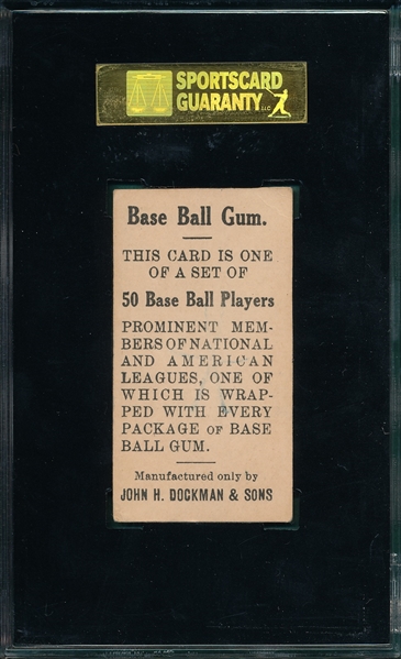1909 E92 Magee Dockman & Sons Gum SGC 40