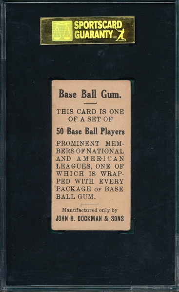 1909 E92 Schmidt Dockman & Sons Gum SGC 50