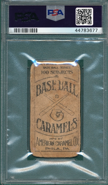 1909-11 E90-1 Davis, Harry & Engle, American Caramel Co., Lot of (2), PSA 