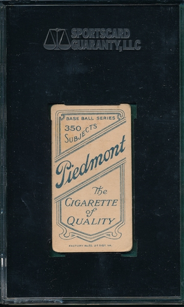 1909-1911 T206 Grimshaw Piedmont Cigarettes SGC 30