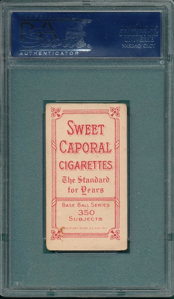 1909-1911 T206 Thomas Sweet Caporal Cigarettes PSA 3 