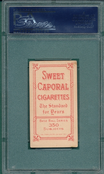 1909-1911 T206 Scott Sweet Caporal Cigarettes PSA 4