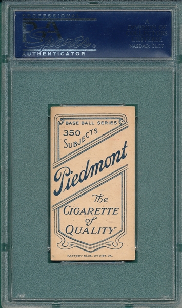 1909-1911 T206 Graham, Bill, Piedmont Cigarettes PSA 4.5