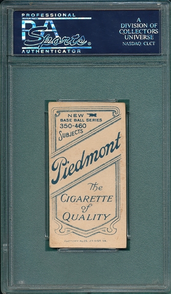 1909-1911 T206 Howell, Hand At Waist, Piedmont Cigarettes PSA 4.5